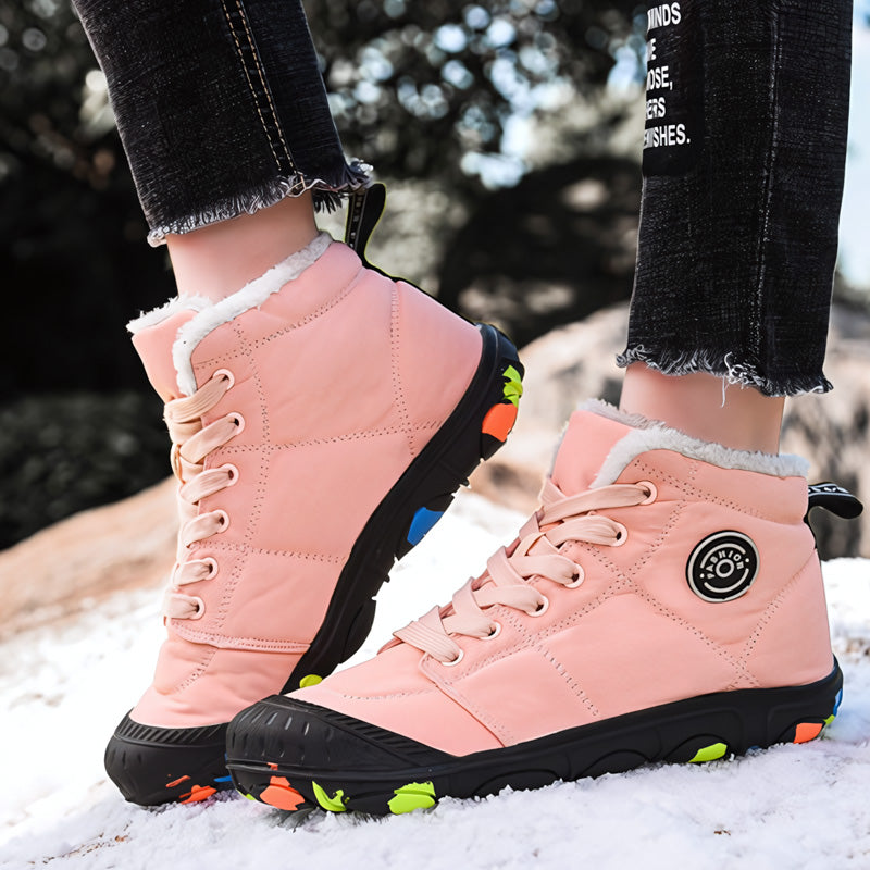 Kids' Waterproof Winter Boots | Warm Fleece Lined with Fun Non-Slip Sole