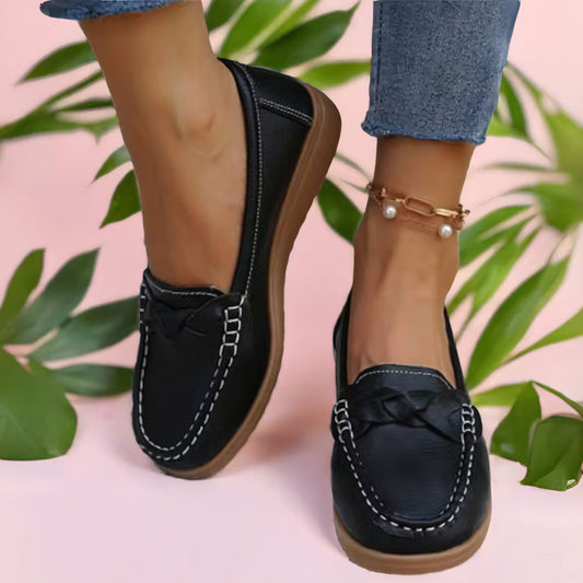Humtto Women's Orthopedic Slip-Ons: Soft Leather, Great Value