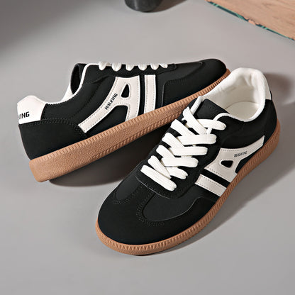 Humtto Women’s Orthopedic Sneakers-Wide Fit Suede Trainers for Comfort