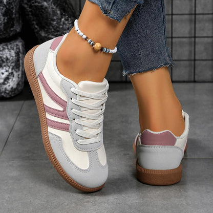 Humtto Women’s Orthopedic Sneakers-Wide Fit Suede Trainers for Comfort