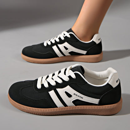 Humtto Women’s Orthopedic Sneakers-Wide Fit Suede Trainers for Comfort