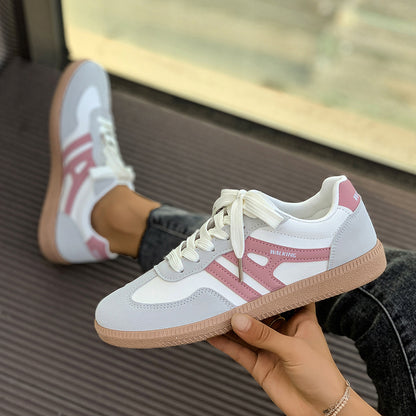 Humtto Women’s Orthopedic Sneakers-Wide Fit Suede Trainers for Comfort
