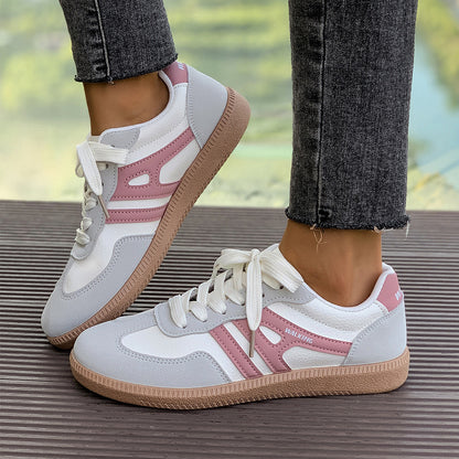 Humtto Women’s Orthopedic Sneakers-Wide Fit Suede Trainers for Comfort