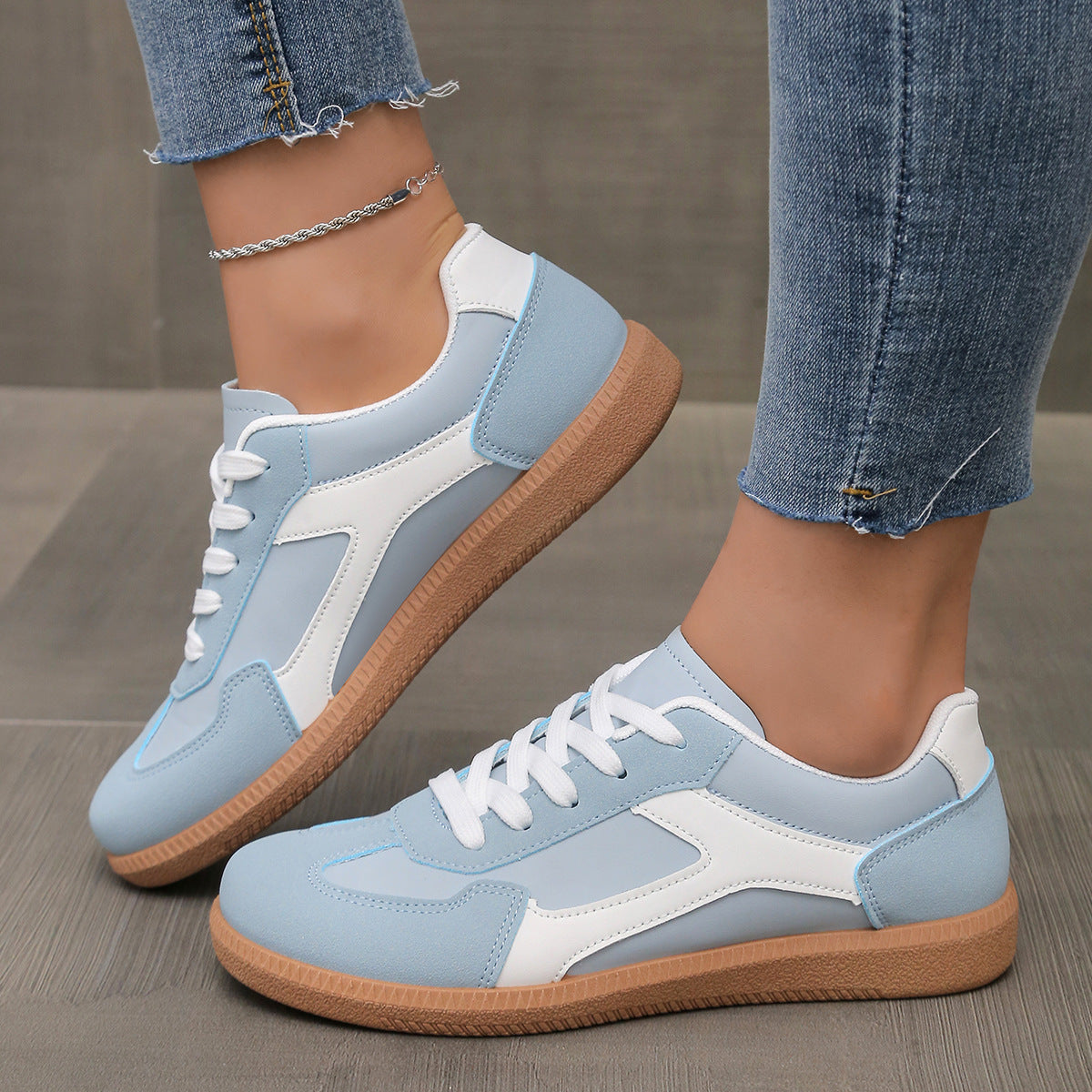 Humtto Women’s Orthopedic Sneakers-Wide Fit Suede Trainers for Comfort