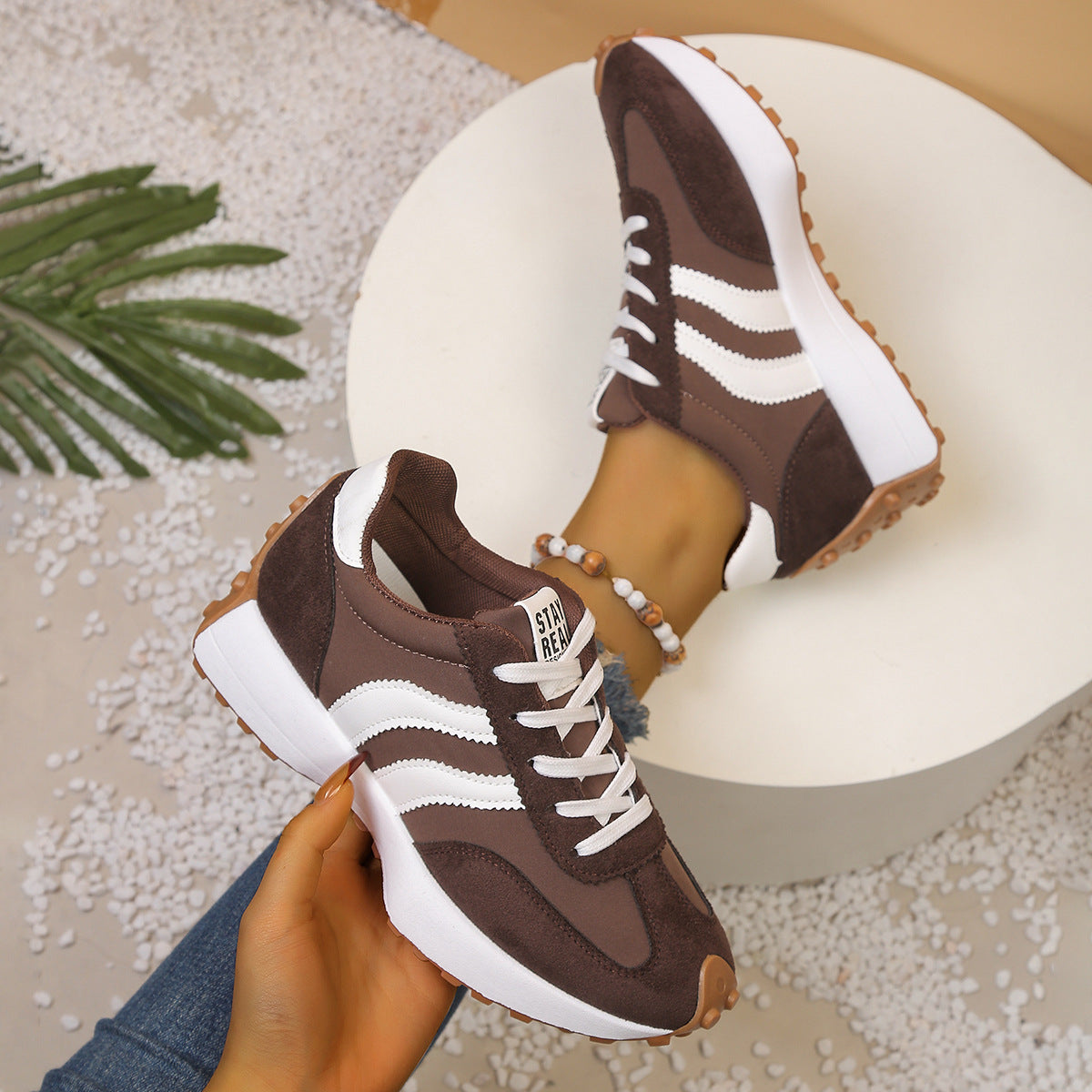 Women's cushioned comfort, lightweight design trainers