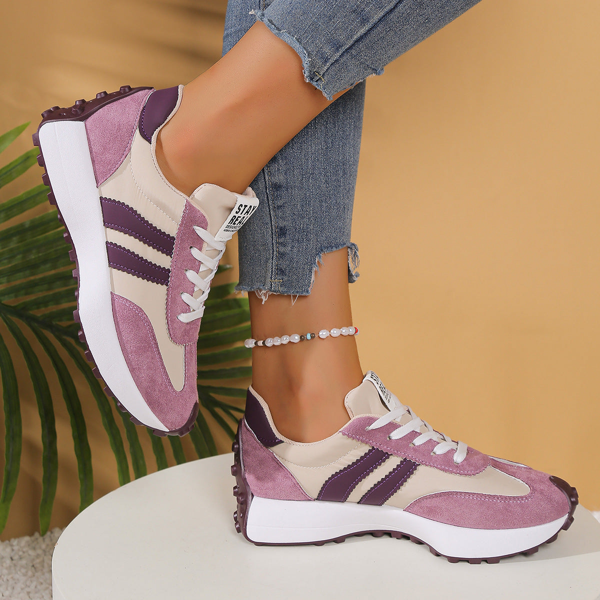 Women's cushioned comfort, lightweight design trainers