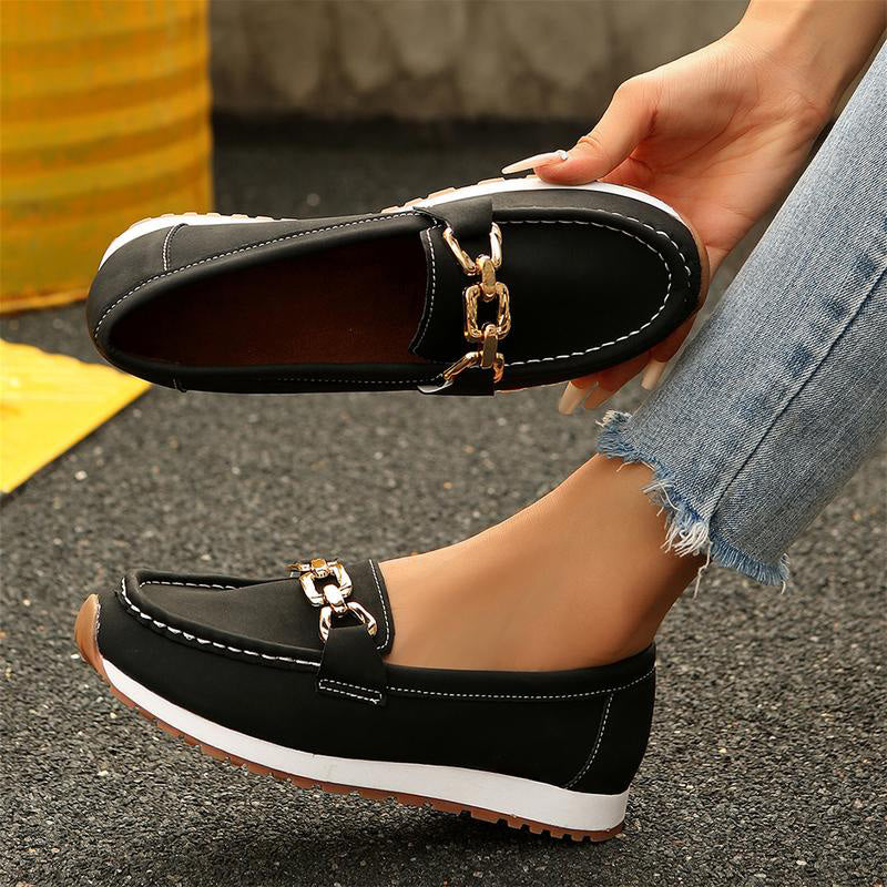 Classic Suede Loafers for Women | Orthopedic Pain Relief & Arch Support