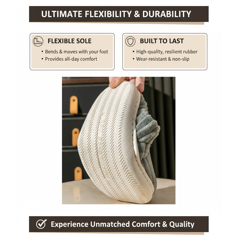 Humtto Women's Plush Warm Slippers–Comfy Indoor Winter Footwear