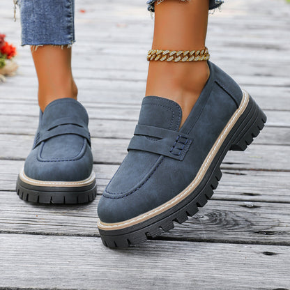 Womens Orthopedic Platform Loafers | All-Day Comfort & Adjustable Fit