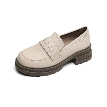 Womens Slip-On Chunky Loafers for Pain Relief | Wide Fit Comfort Shoes