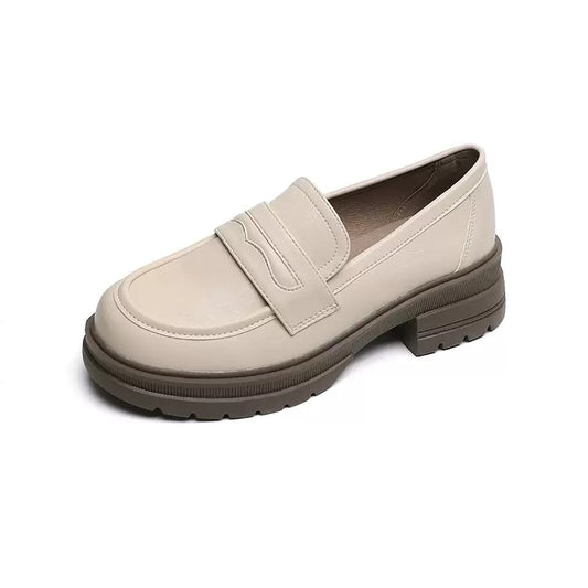 Womens Slip-On Chunky Loafers for Pain Relief | Wide Fit Comfort Shoes