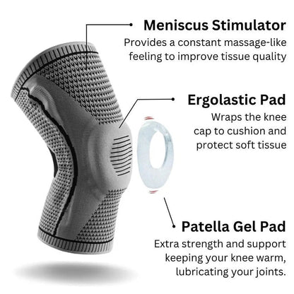 Humtto Adjustable Compression Knee Patellar Pad Tendon Support Sleeve - Humtto UK