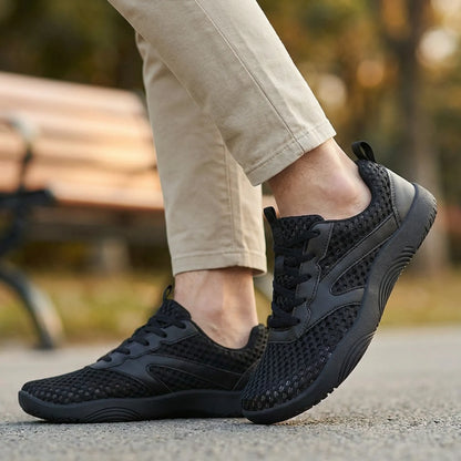 Men's wide fit, breathable upper, lightweight design trainers with everyday walking