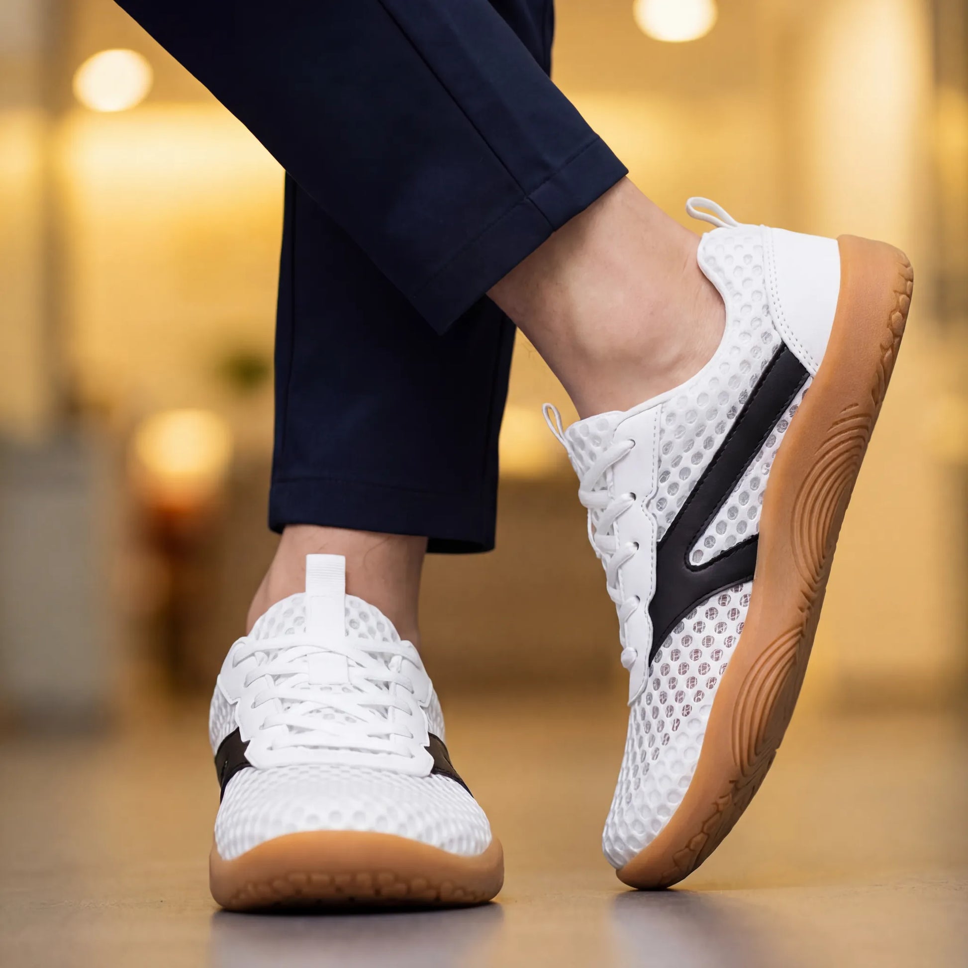 Men's wide fit, breathable upper, lightweight design trainers with everyday walking