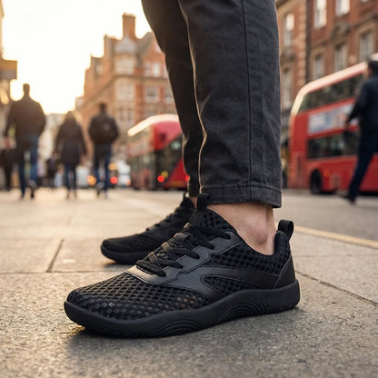 Men's wide fit, breathable upper, lightweight design trainers with everyday walking