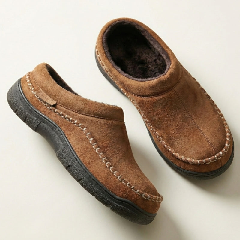 Unisex Orthopedic House Slippers – Warm Fleece | Wide Fit | Supportive Cushioning