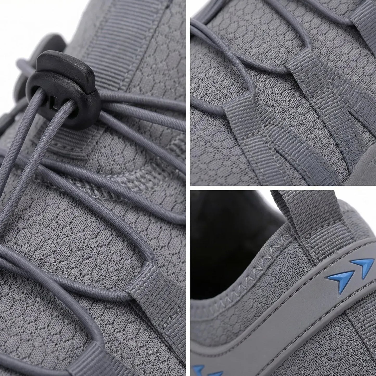 Unisex wide fit, zero drop, cushioned comfort walking shoes with slip on design and everyday walking