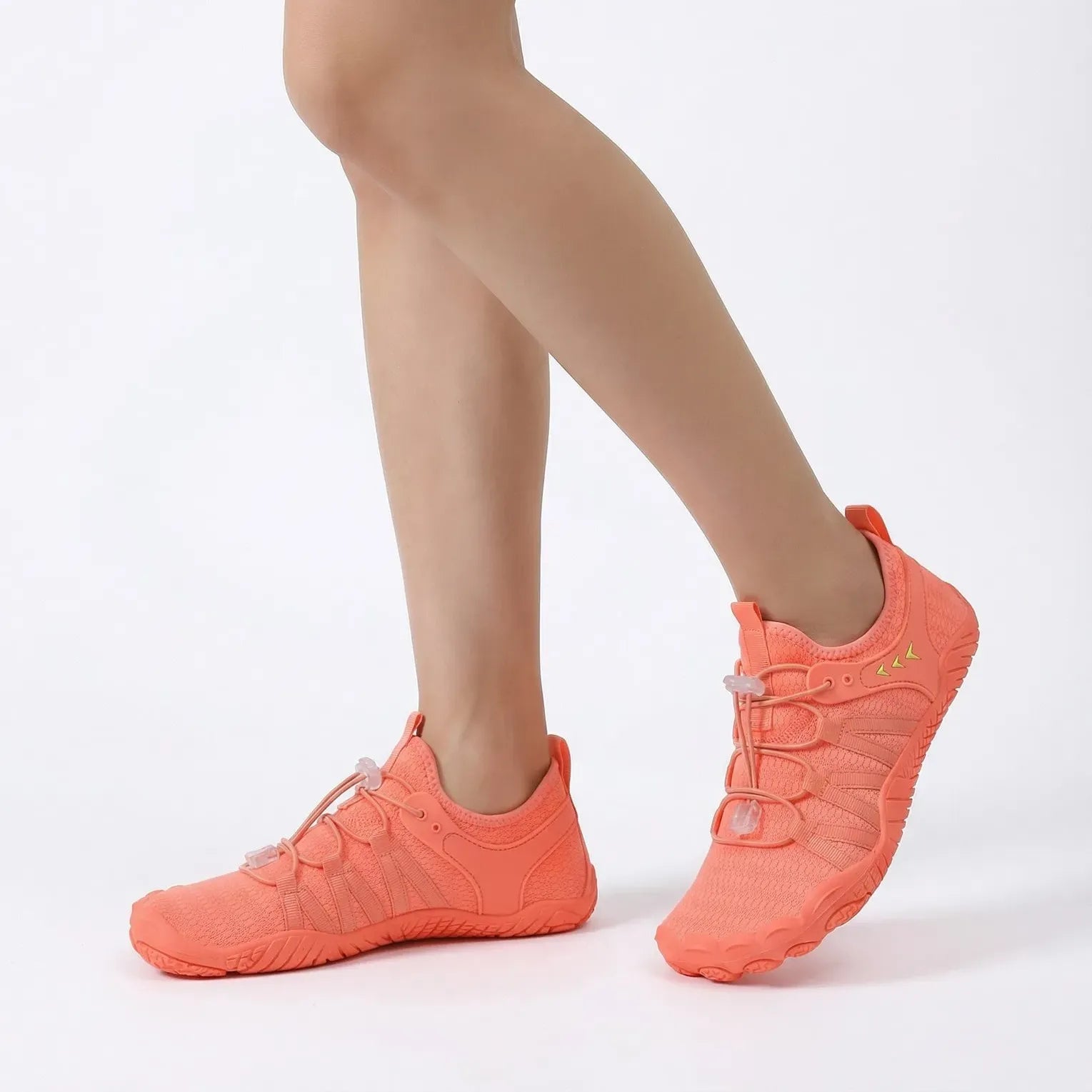 Unisex wide fit, zero drop, cushioned comfort walking shoes with slip on design and everyday walking