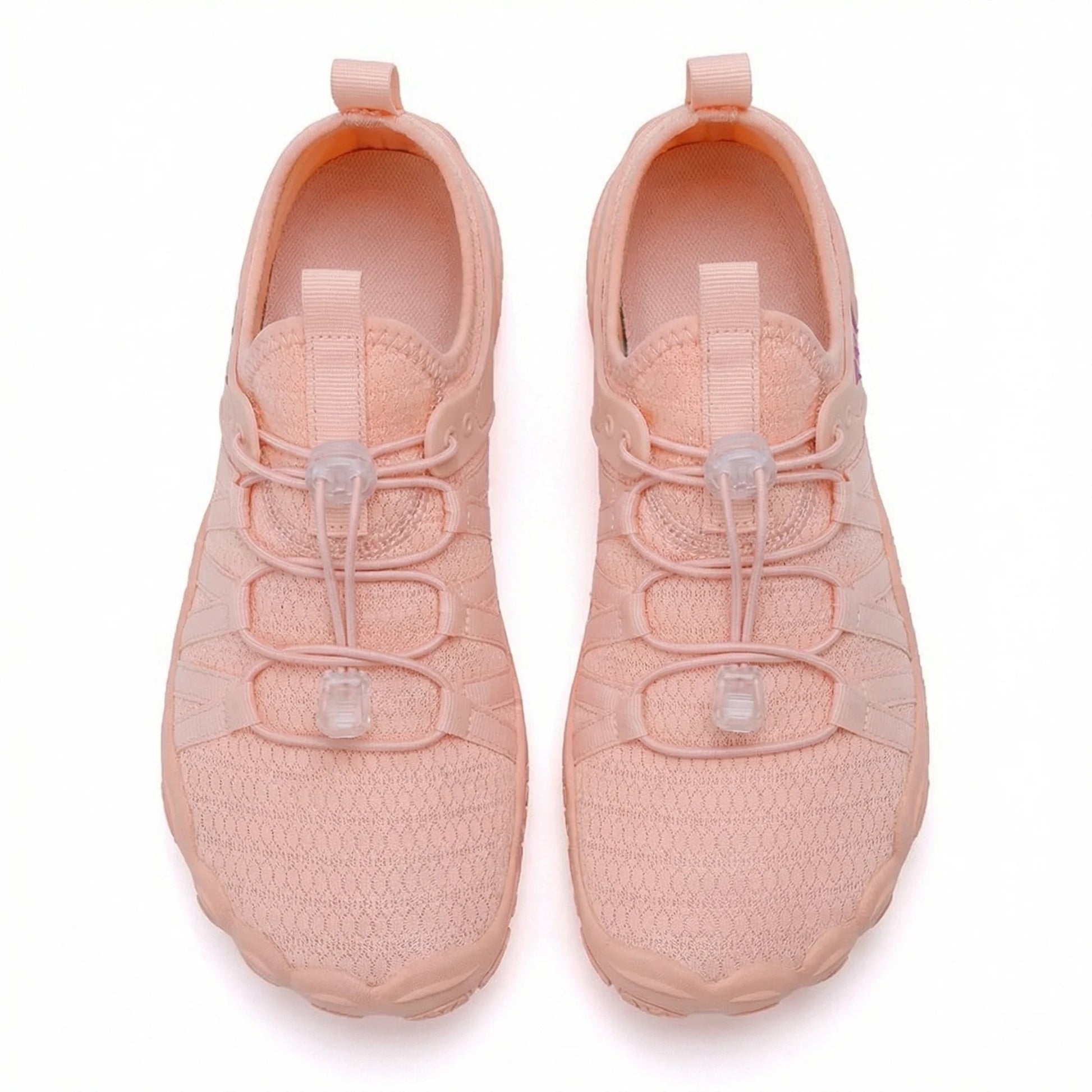 Unisex wide fit, zero drop, cushioned comfort walking shoes with slip on design and everyday walking