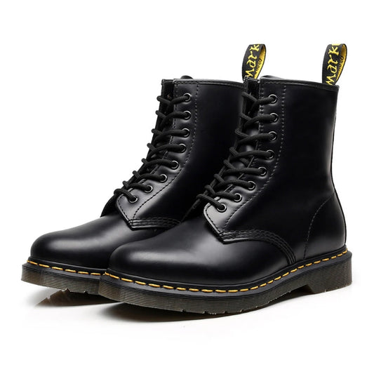 Stylish Waterproof Orthopedic Combat Boots | Unisex Wide Fit