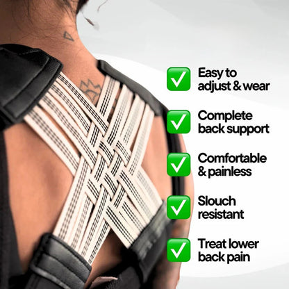 HUMTTO Back Support Belt & Posture Corrector – Instant Relief from Sciatica Pain - Humtto UK