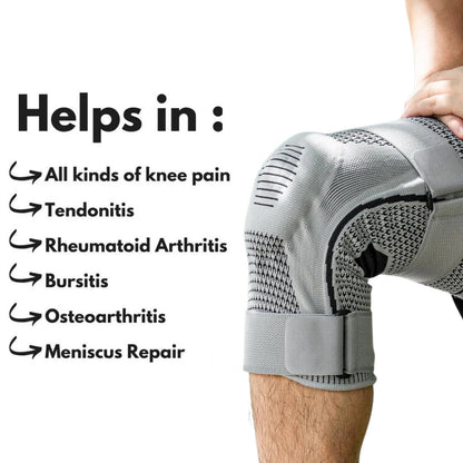 Humtto Pro Adjustable Compression Knee Patellar Pad Tendon Support Sleeve - Humtto UK