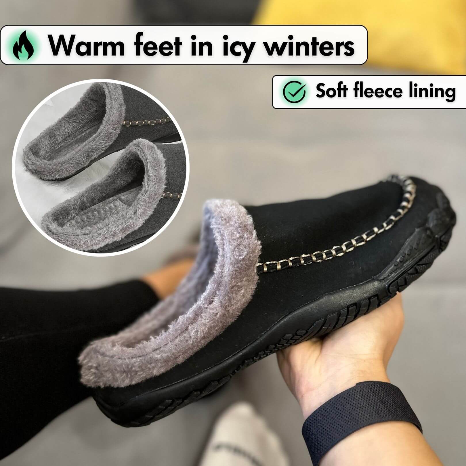 Home Pro - Warm Barefoot Slippers