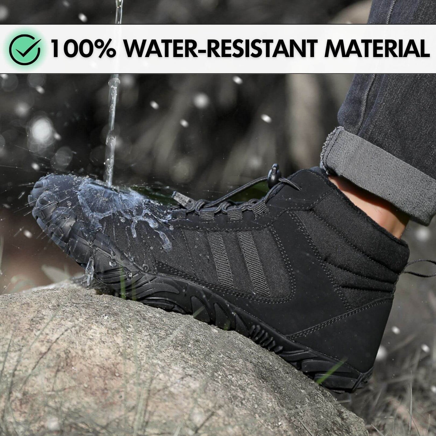 Winter Pro - Water - Resistant Barefoot Shoes - Humtto UK