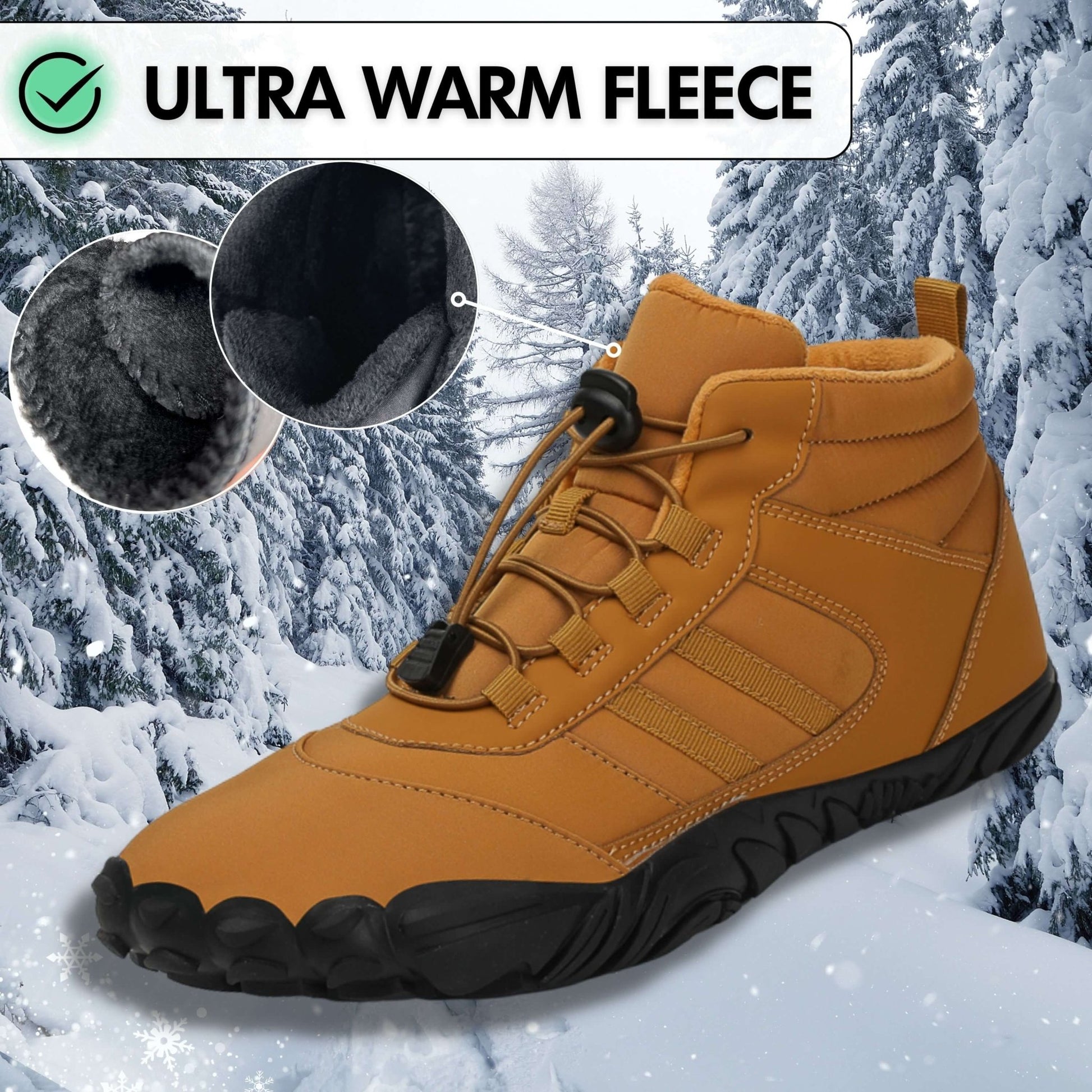 Winter Pro - Water - Resistant Barefoot Shoes - Humtto UK