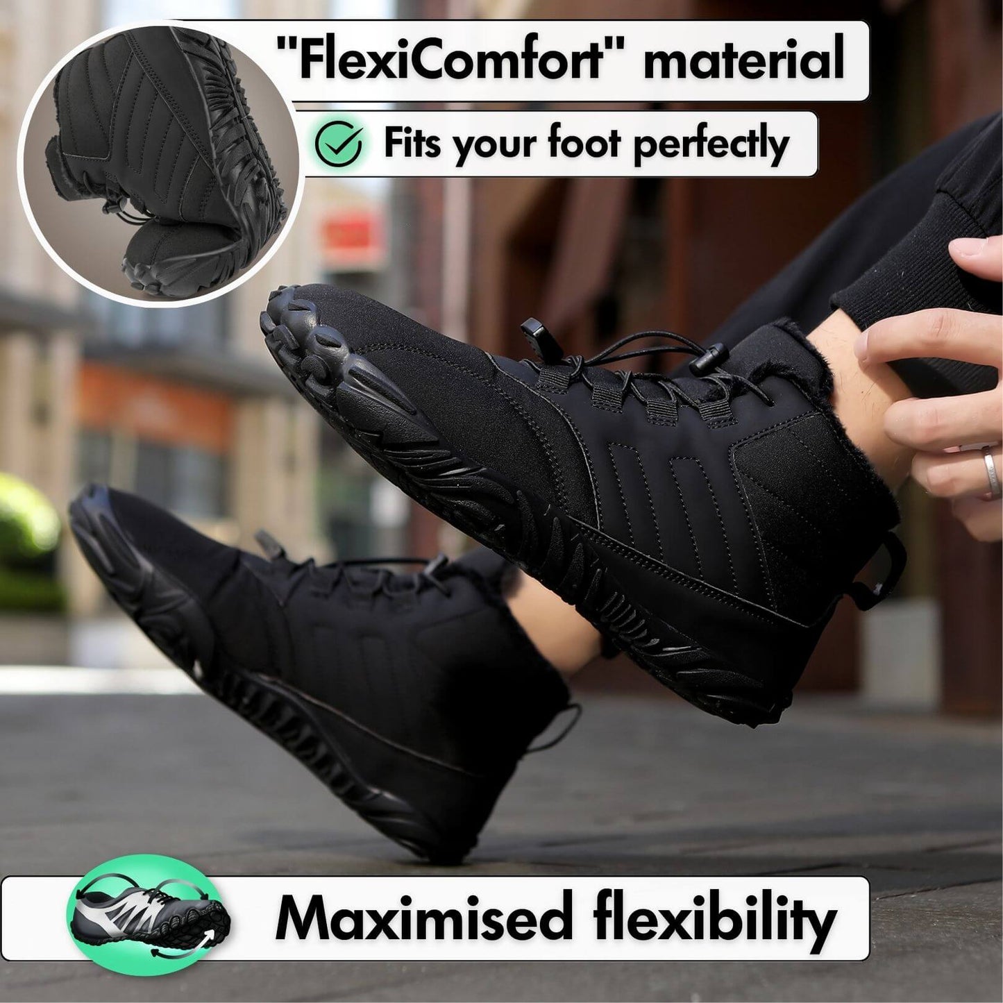Winter Max - Water-Resistant Barefoot Shoes
