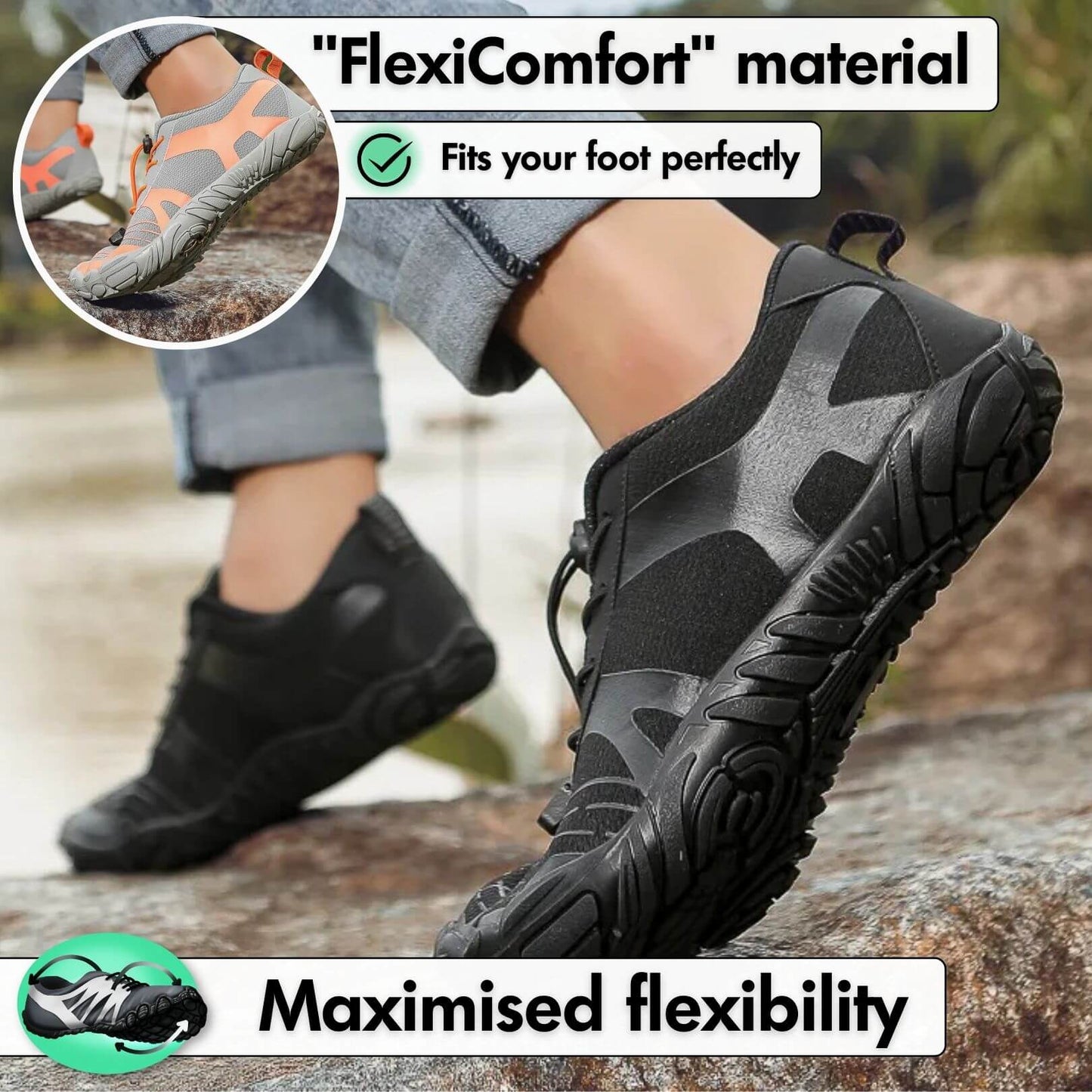 Humtto Expert Max Unisex Barefoot Shoe: Great Value, Flexible Comfort