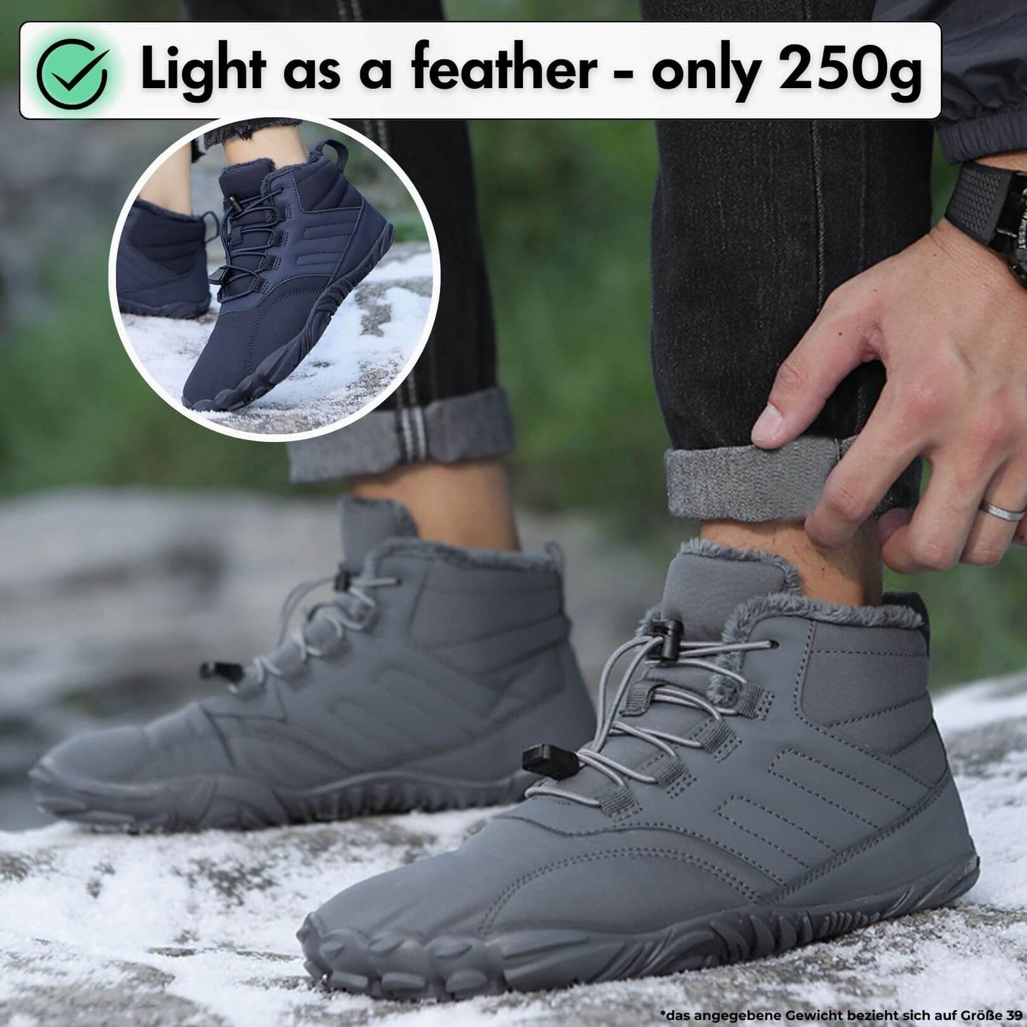 Winter Max - Water-Resistant Barefoot Shoes
