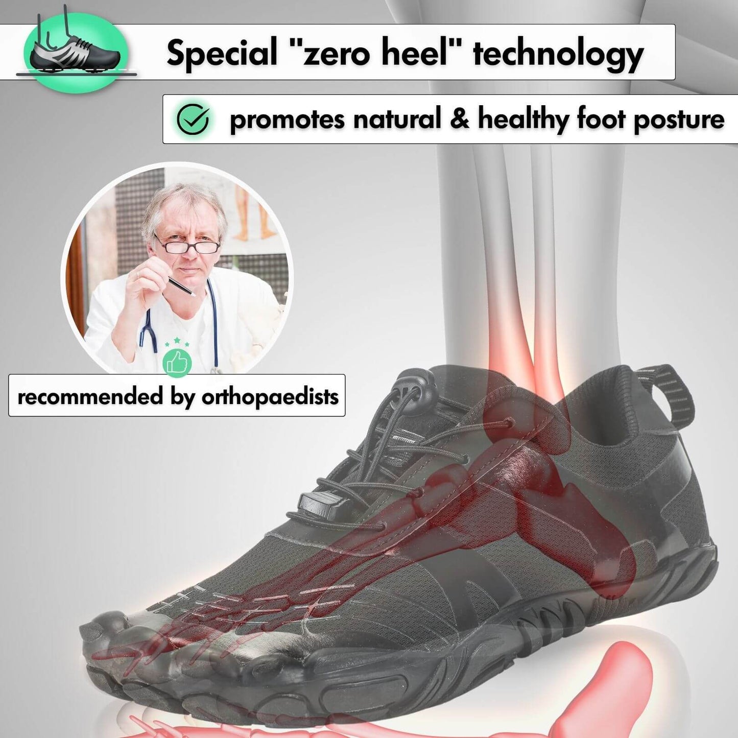 Humtto Expert Max Unisex Barefoot Shoe: Great Value, Flexible Comfort