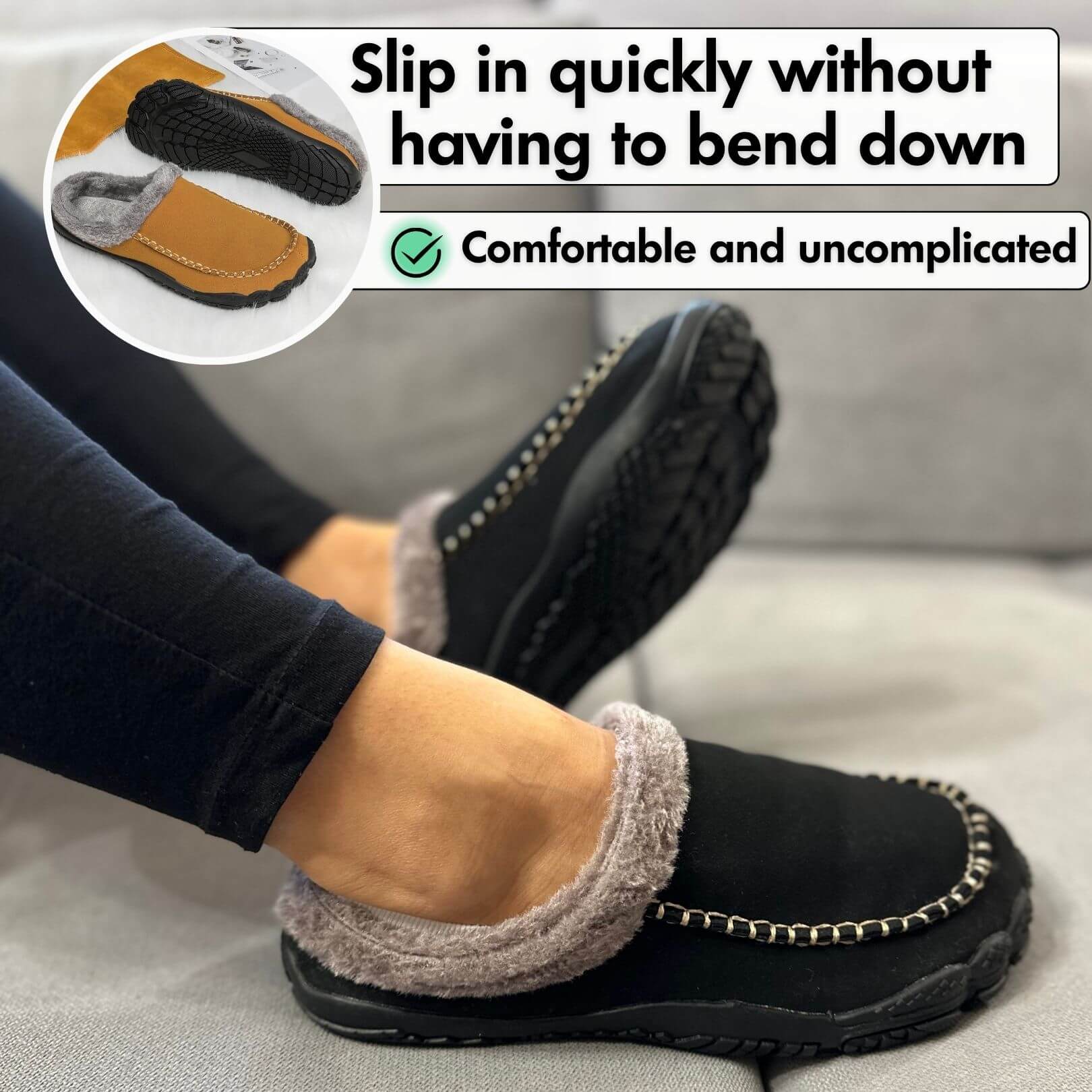 Home Pro - Warm Barefoot Slippers