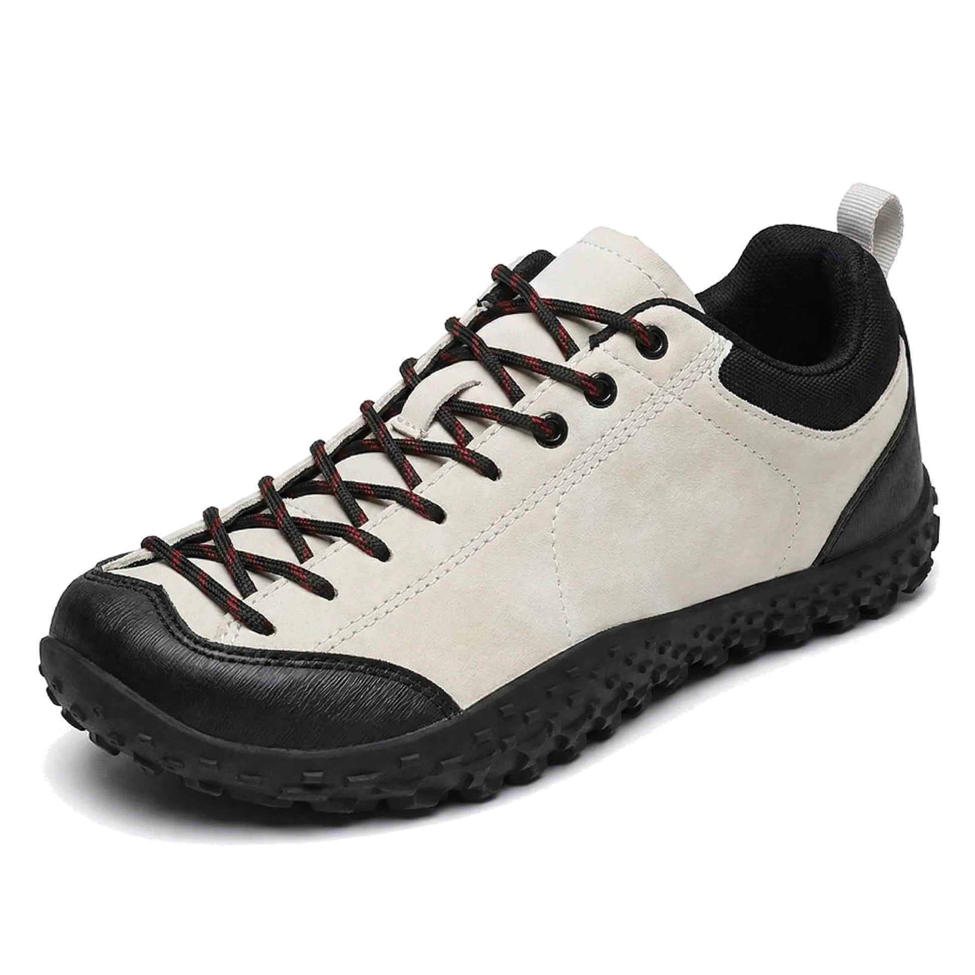 Unisex wide fit, barefoot feel, cushioned comfort trainers with suede upper and everyday walking