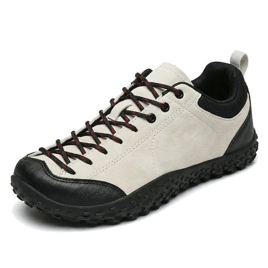 Unisex Orthopedic Barefoot Trainers with Wide Toe Box – Suede Comfort Walking Shoes