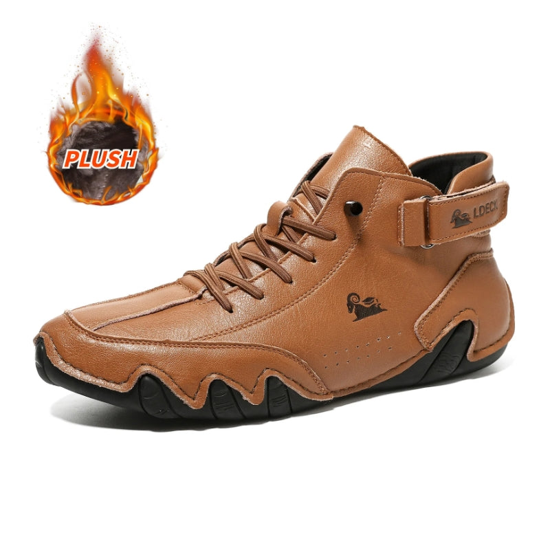 Unisex Orthopedic Warm Leather Boots | Wide Toe Winter Comfort Fit