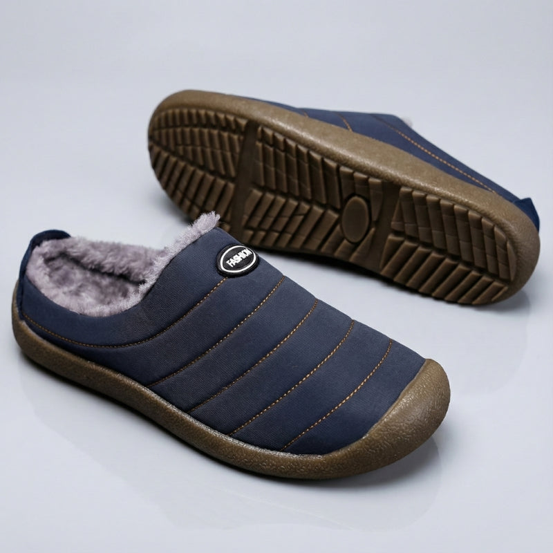 Unisex Warm Winter Clogs | Fleece-Lined Wide Toe Comfort Slippers