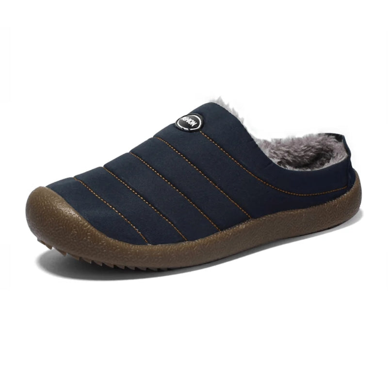 Unisex Warm Winter Clogs | Fleece-Lined Wide Toe Comfort Slippers