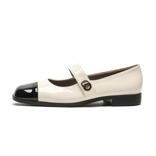 Humtto Premium Leather Mary Jane Flats | Orthopedic Arch Support for All - Day Pain Relief - Humtto UK