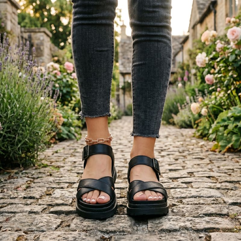 Women’s Orthopedic Walking Sandals for Arch Support & Pain Relief