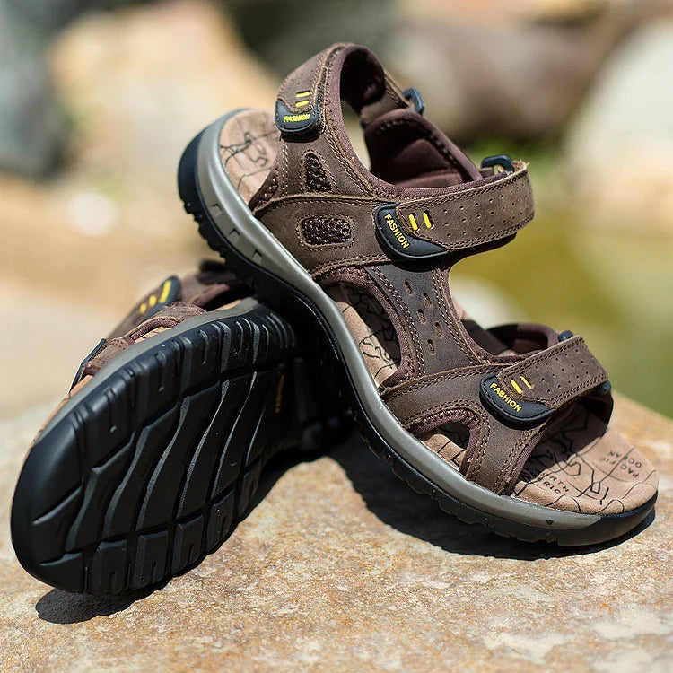 Humtto Men's Orthotic Sandals-Foot Pain Relief