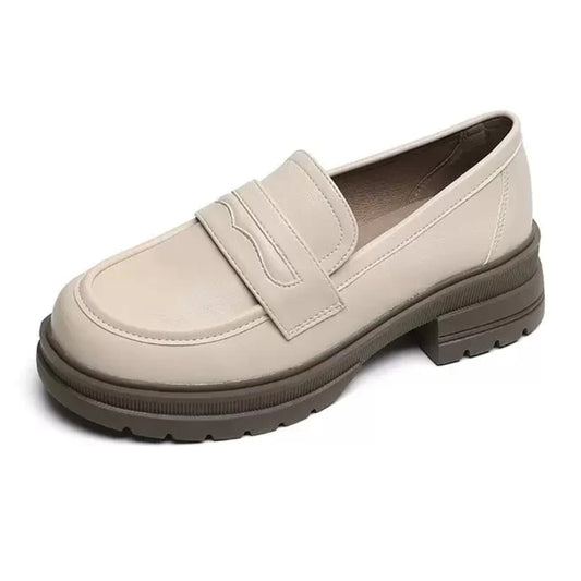 Women's Slip-On Chunky Loafers for Pain Relief | Wide Fit Comfort Shoes