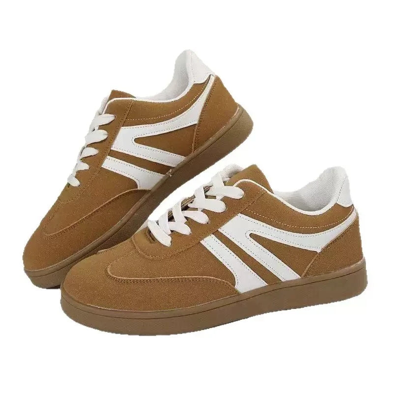 Women's Supportive Wide Fit Lace-Up Sneakers–Orthopedic Casual Trainers