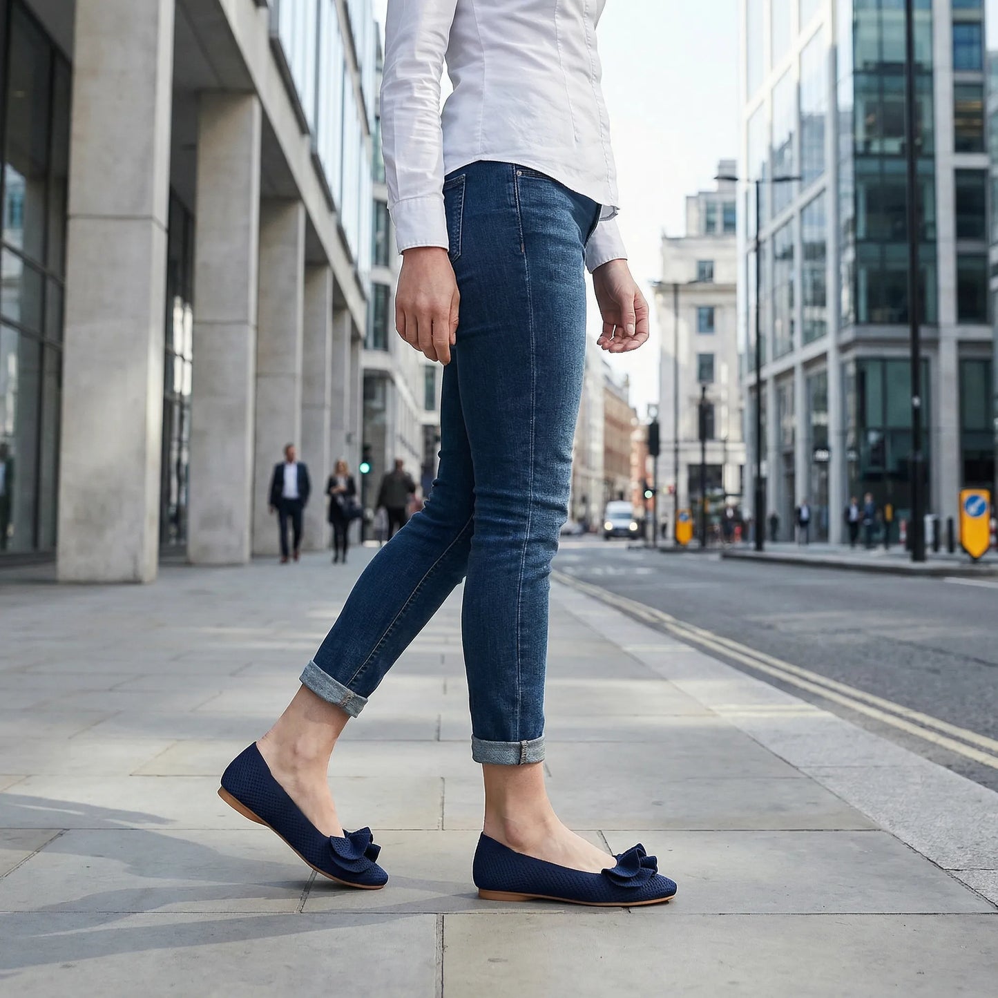 Women's wide fit, arch support, breathable upper comfort shoes with slip on design and everyday walking