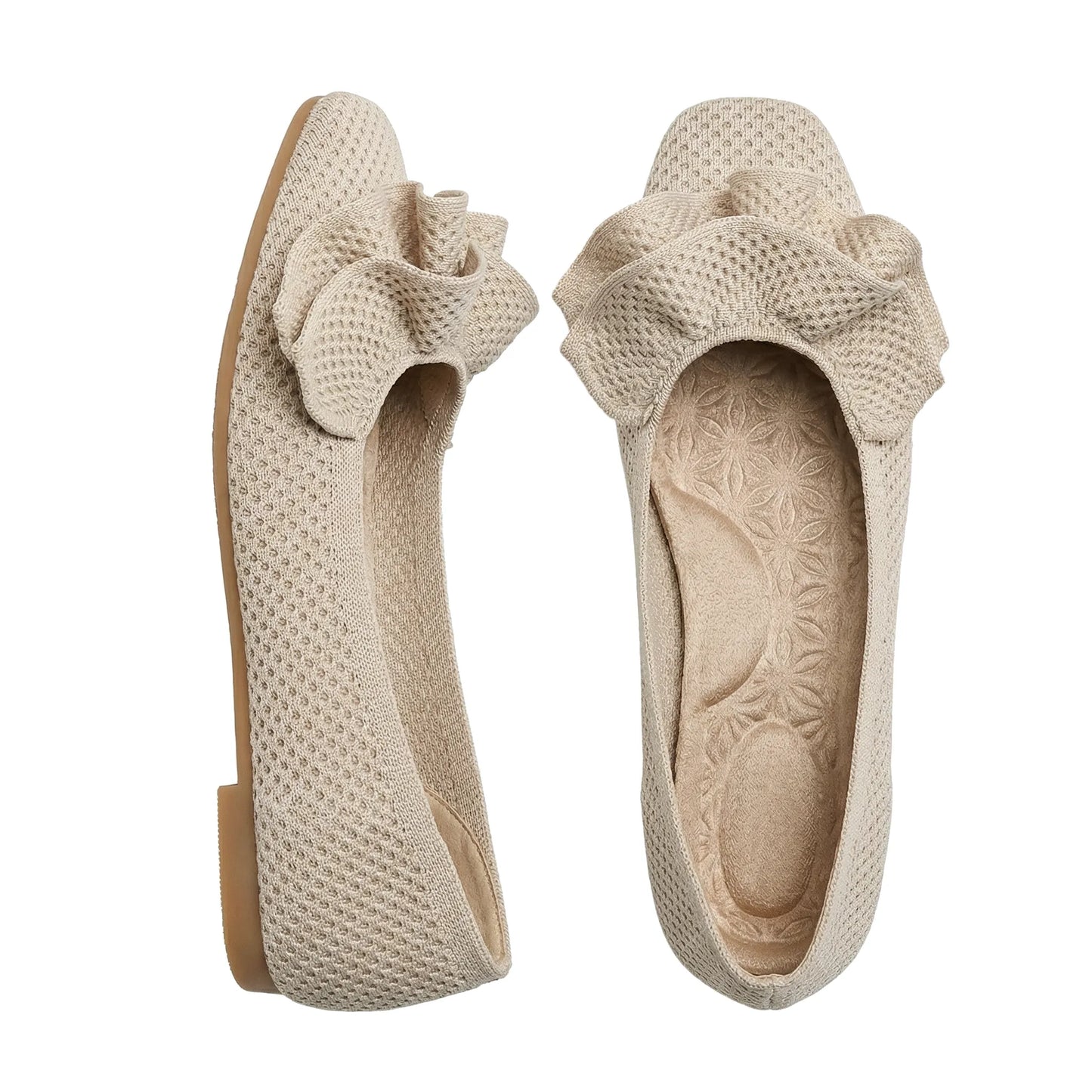 Women's wide fit, arch support, breathable upper comfort shoes with slip on design and everyday walking