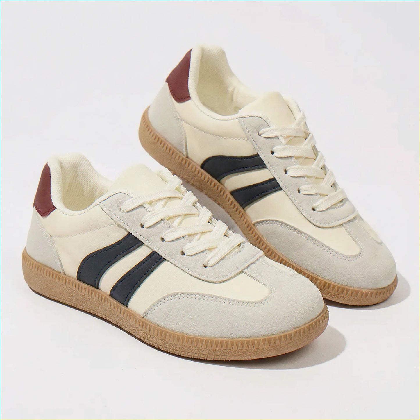 Women's wide fit, arch support, lace up fit trainers with everyday walking