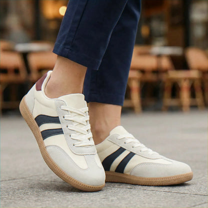 Women's wide fit, arch support, lace up fit trainers with everyday walking