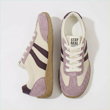 Women's wide fit, arch support, lace up fit trainers with everyday walking
