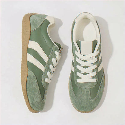 Women's wide fit, arch support, lace up fit trainers with everyday walking